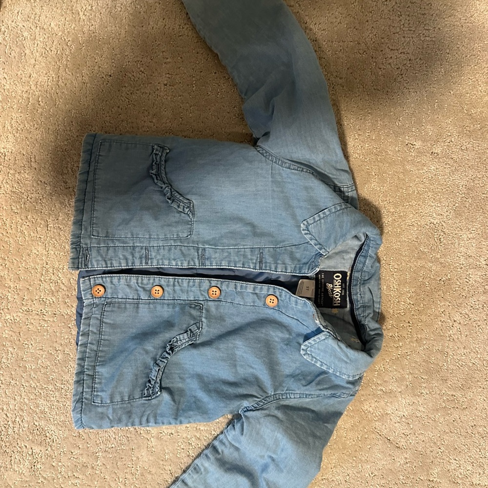 OshKosh B'gosh Light Blue Kids Jean Jacket